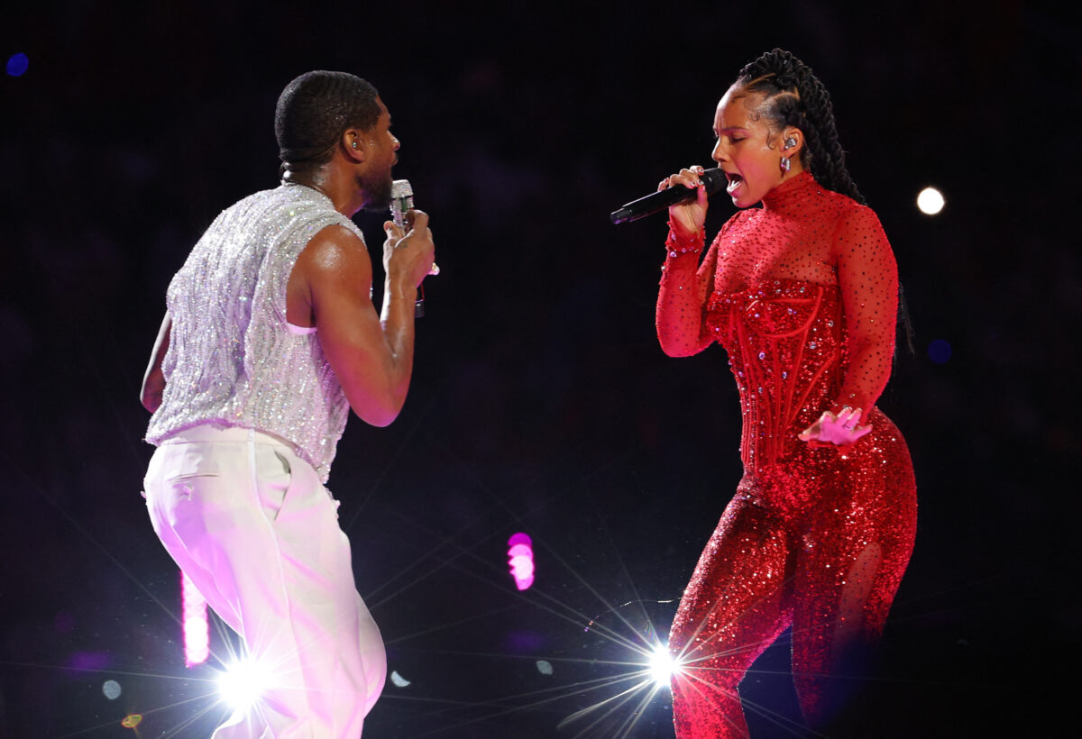 Usher dazzles at Super Bowl halftime show with help from his friends