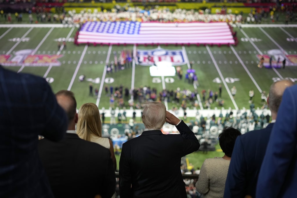 Trump at the Super Bowl, latest chapter in a complicated legacy with football