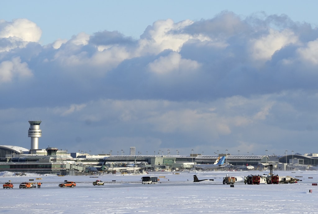 All 80 aboard Delta flight survive after jet flips upon arrival in Toronto