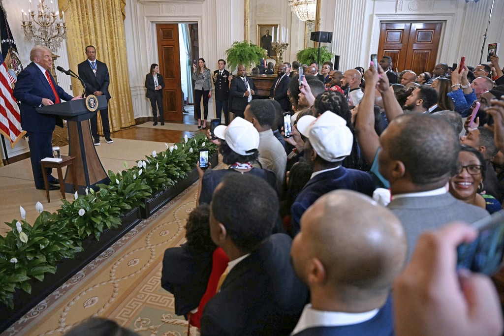 Trump holds Black History Month event as some agencies skip recognition