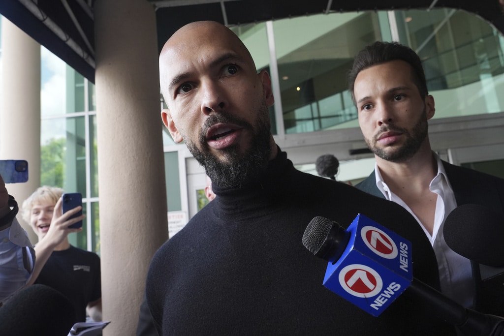 Tristan Tate, 36, are vocal supporters of U.S. President Donald Trump.