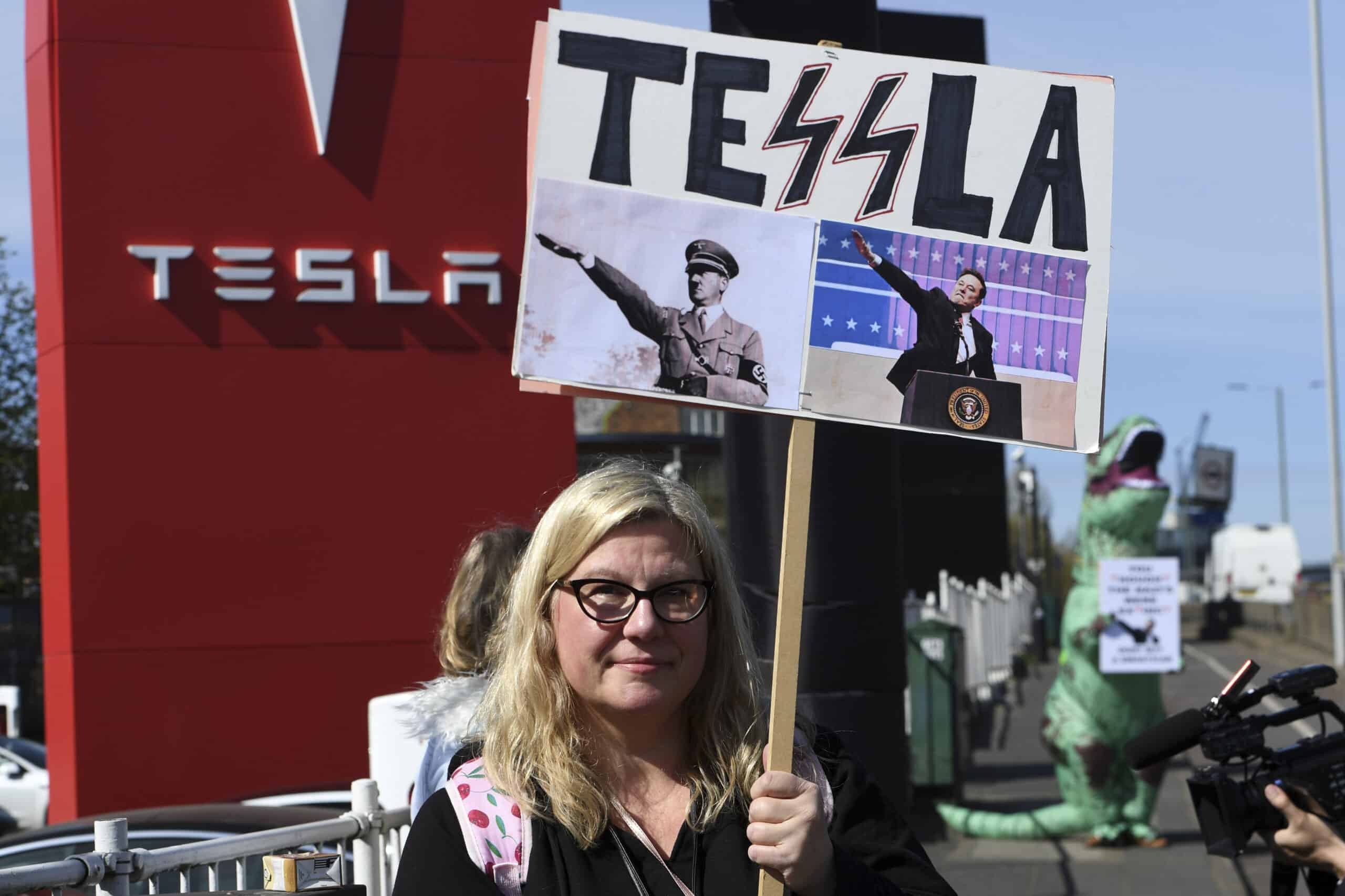 Anti Elon Musk protests, Tesla protests