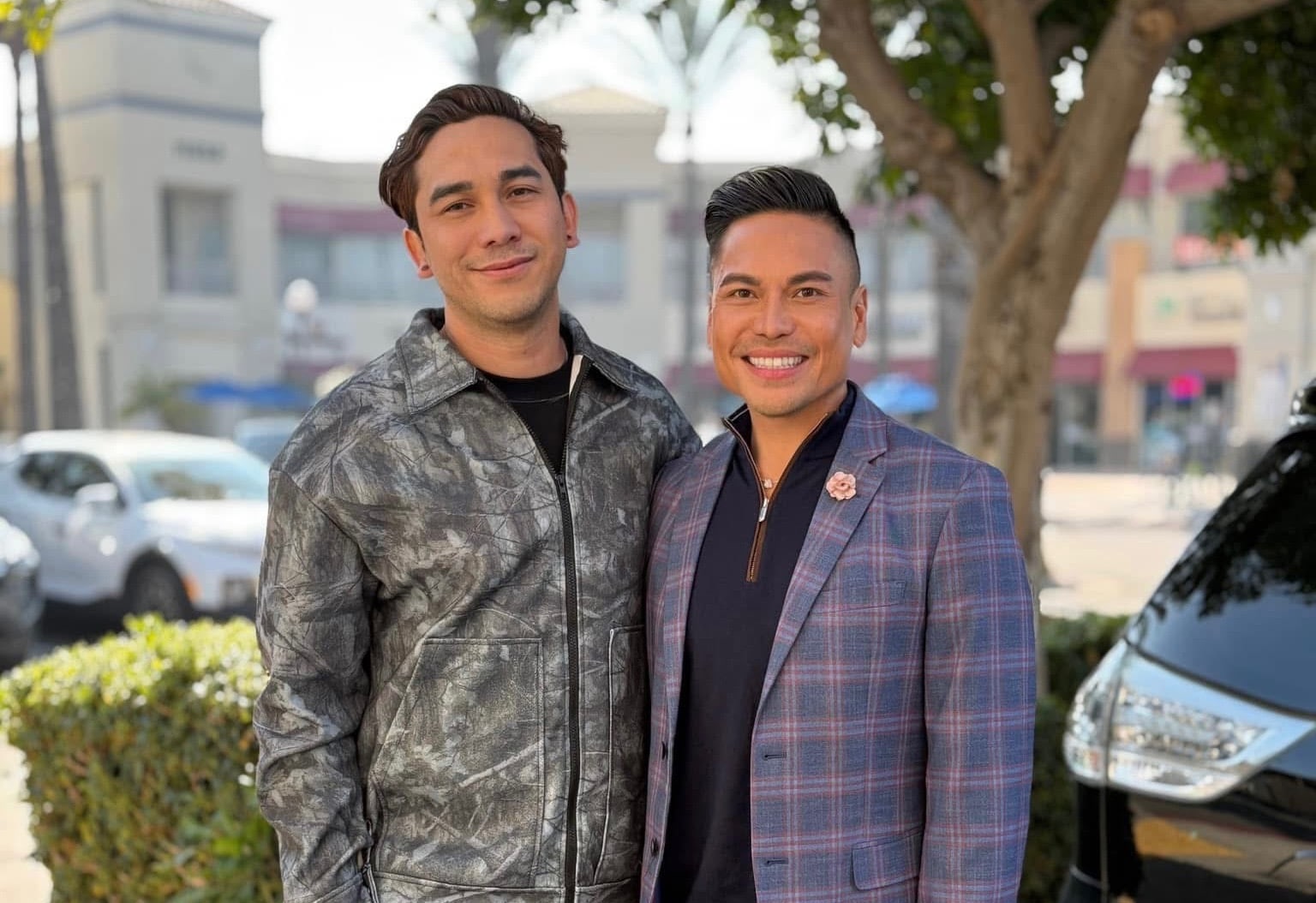 Marc Anthony Nicolas with LA’s Fil-Am Prince of Pop Garth Garcia