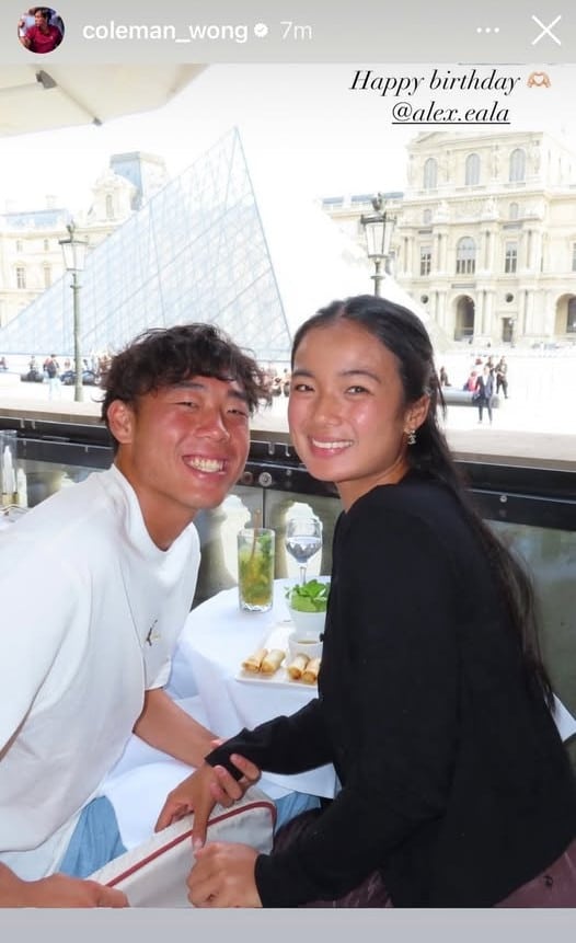 Alex Eala and Coleman Wong