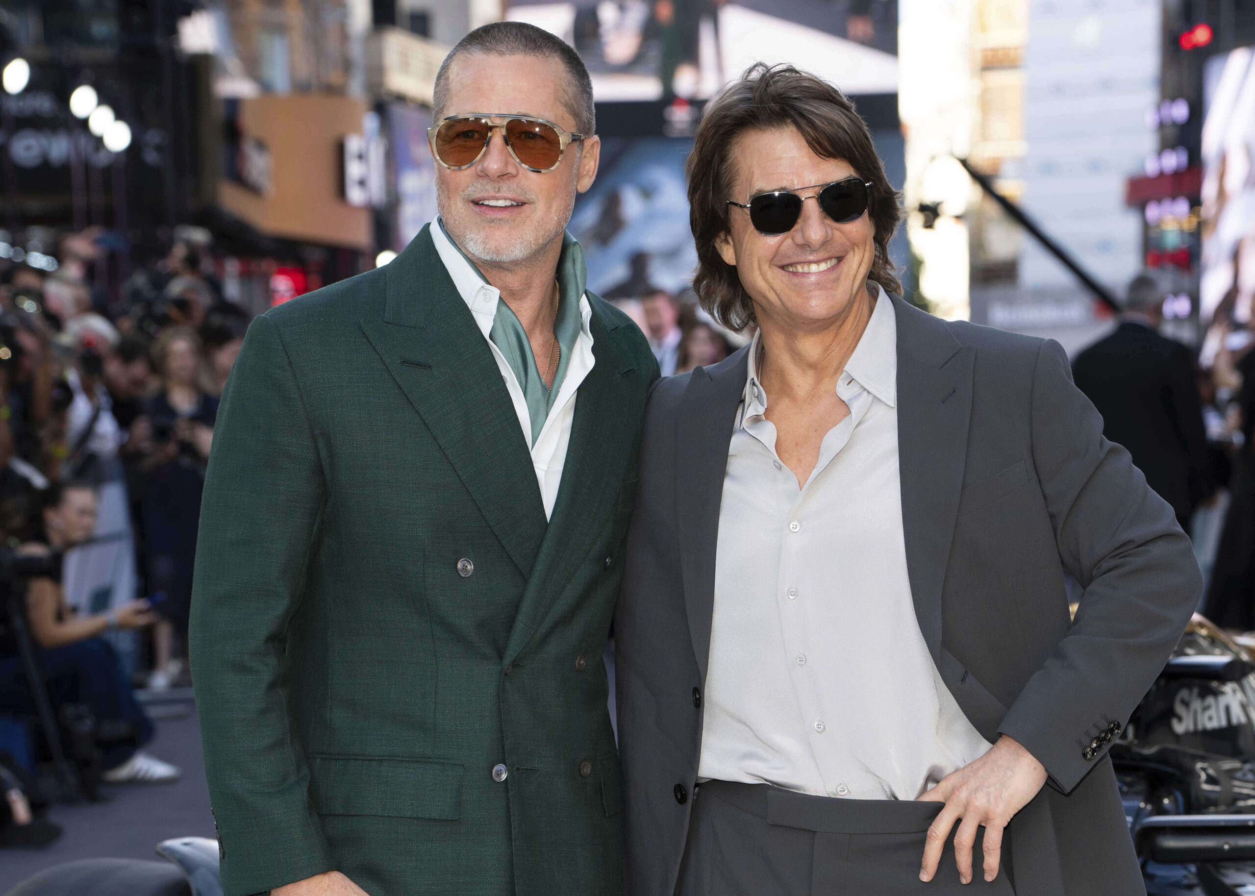 Brad Pitt and Tom Cruise