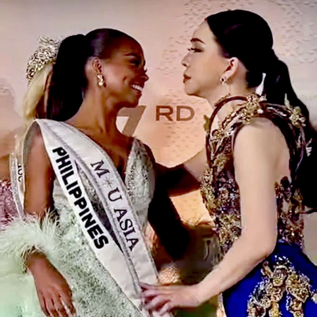 Anne Jakrajutatip and Chelsea Manalo