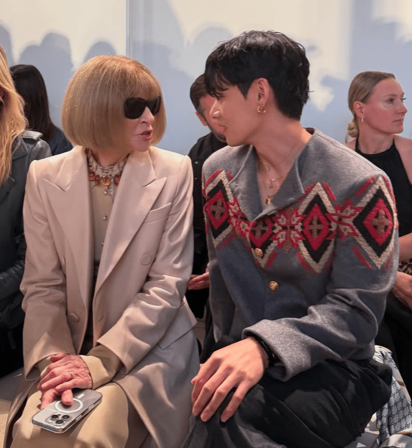 BTS V with Anna Wintour
