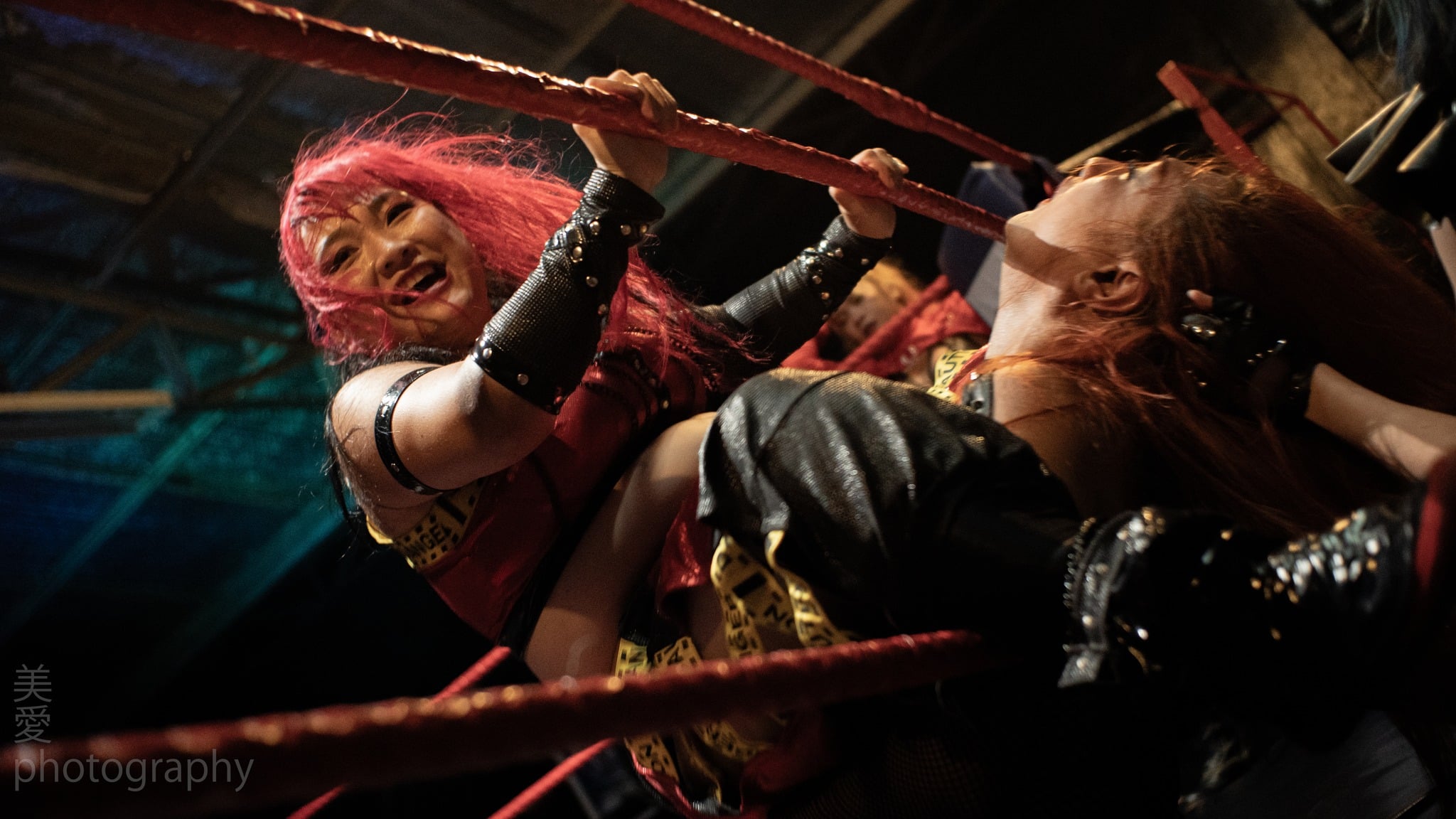 Filipina wrestler Yappy defends tag team championship at PUSO Wrestling