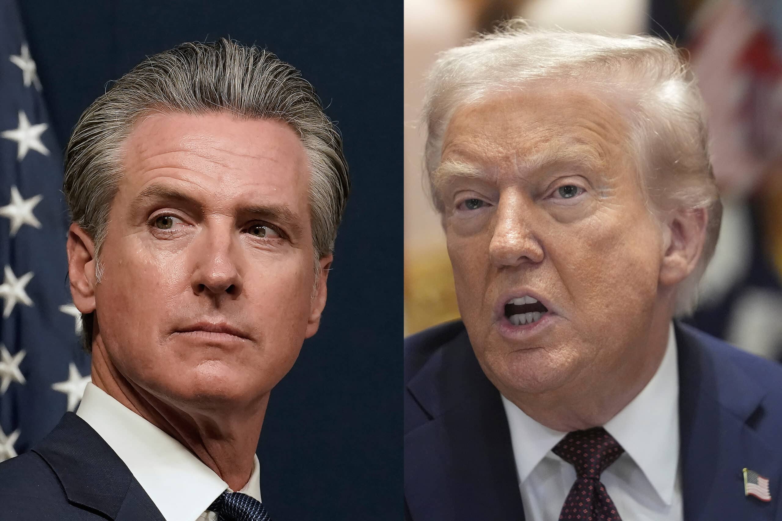 Gavin Newsom and Trump