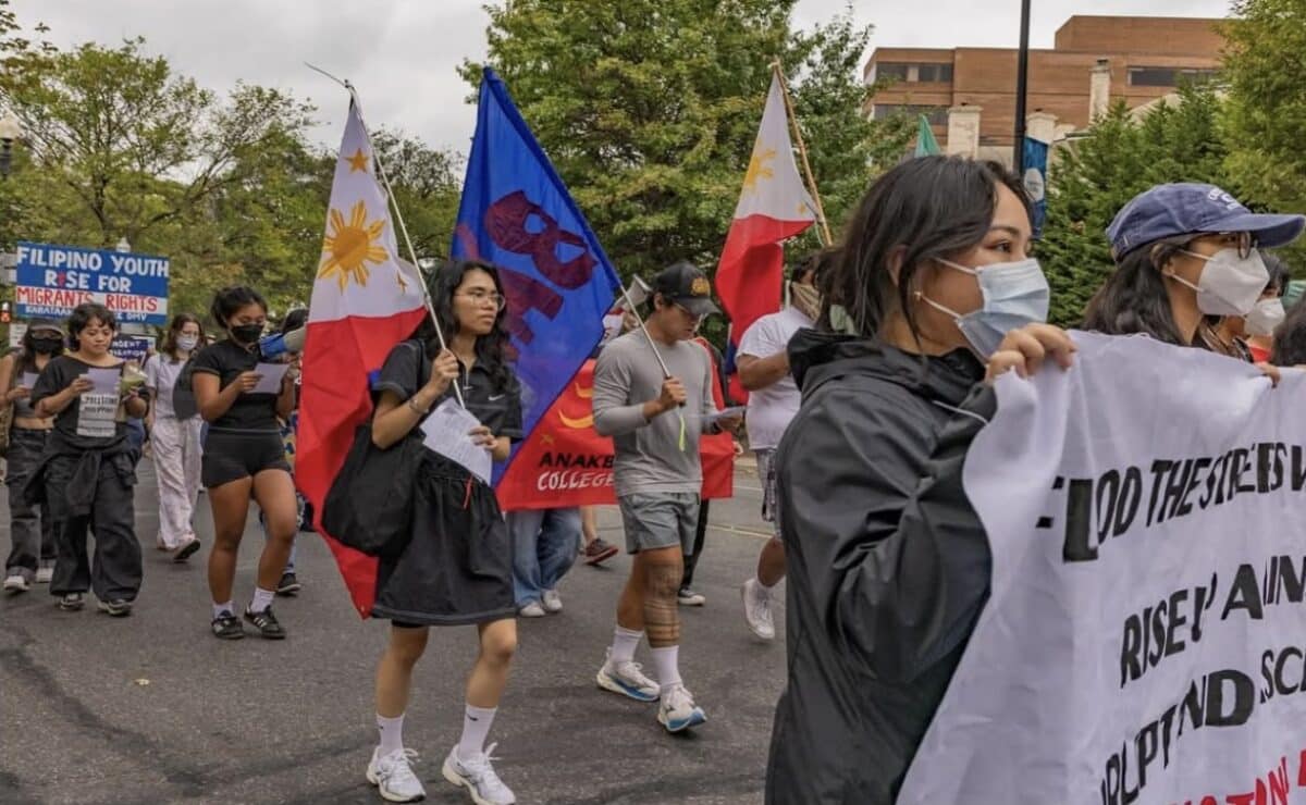 Protest march in Washington DC