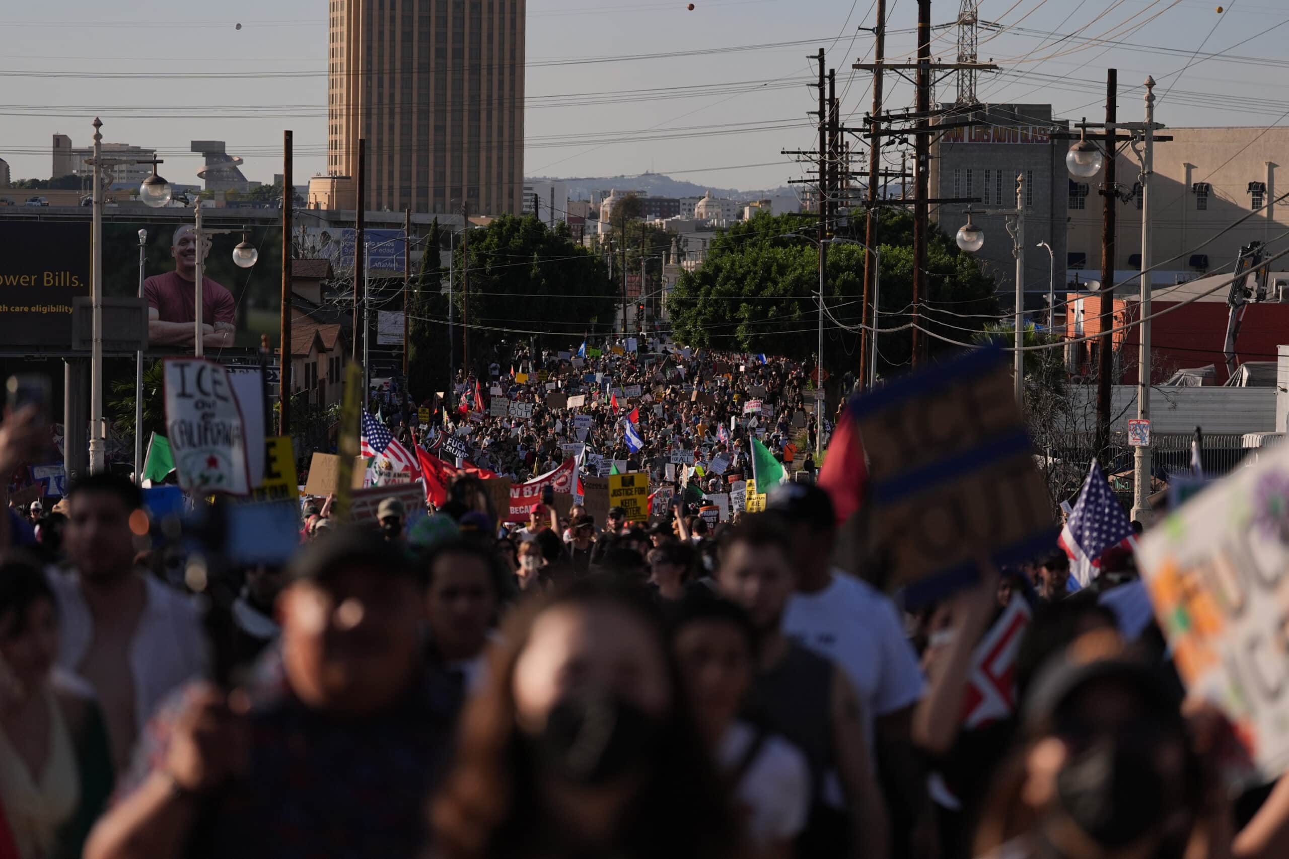 Anti-ICE protest Los Angeles