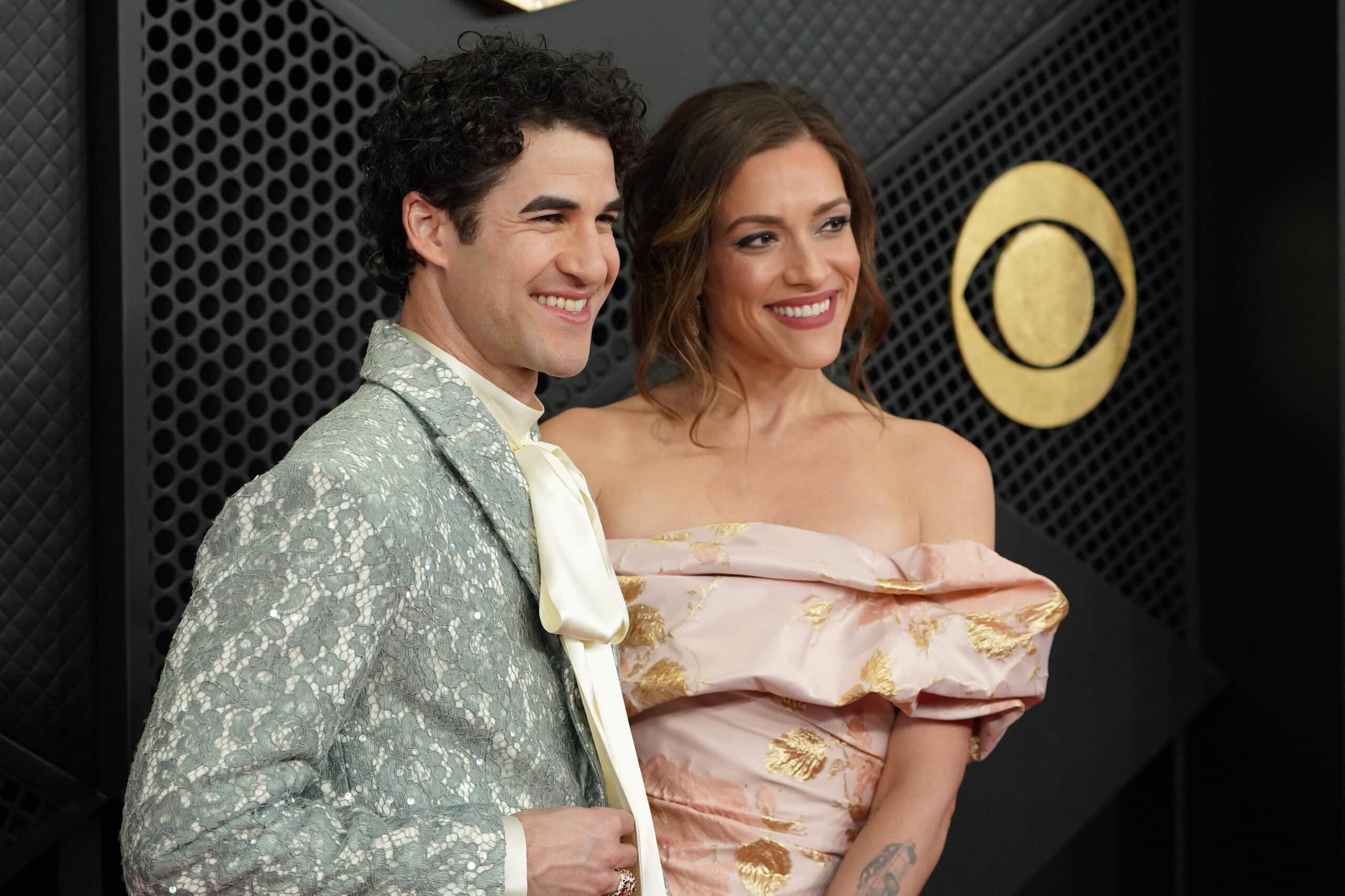Darren Criss with wife