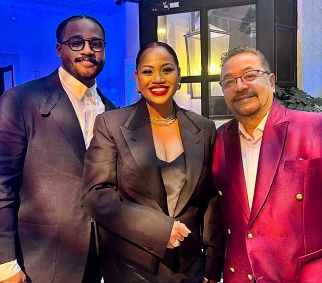 Zinzi and Ryan Coogler with Ruben Nepales