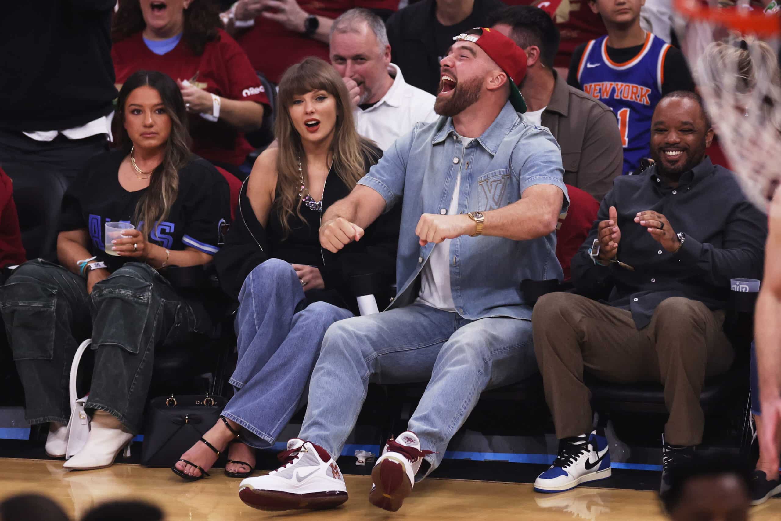 Taylor Swift, Travis Kelce at NBA Finals
