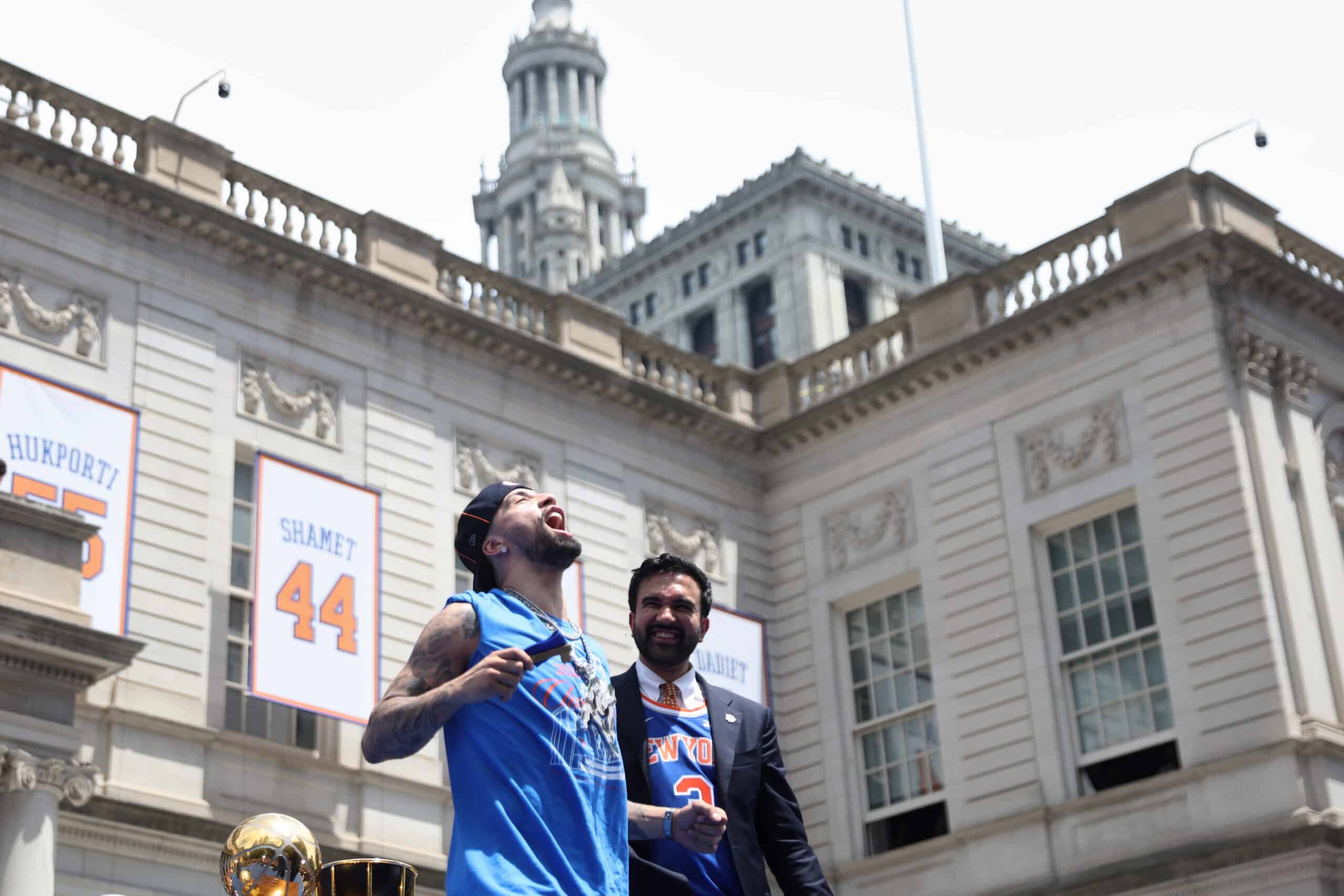 Knicks parade