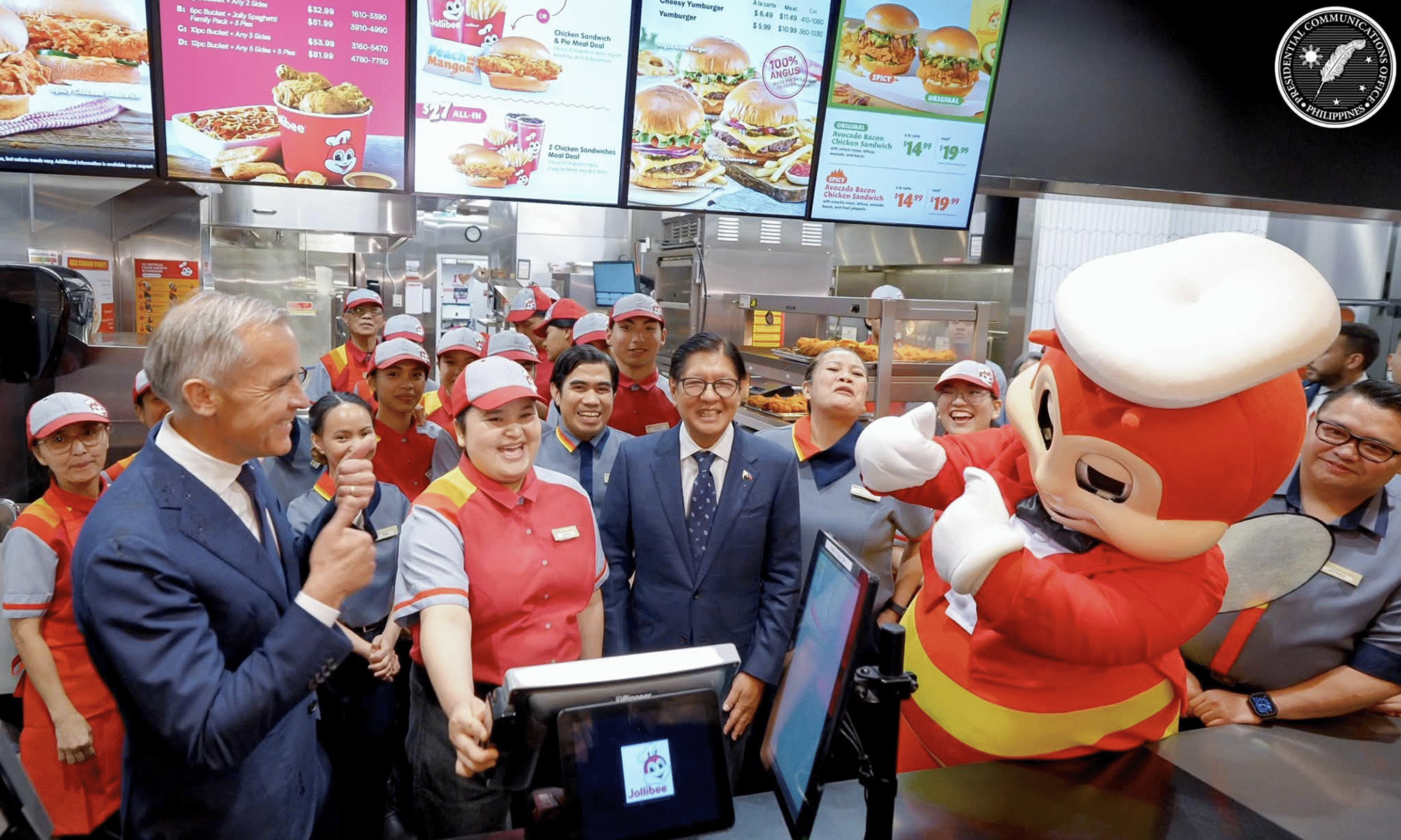 Marcos, Carney at Jollibee